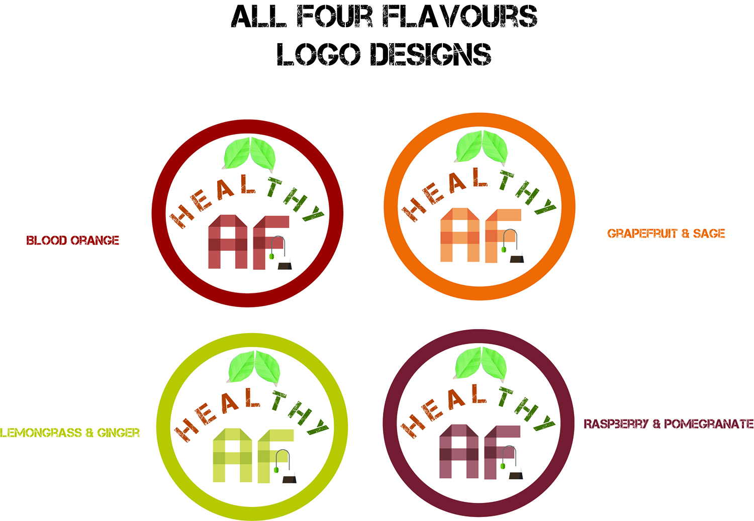 Logo Design by beck_136 for HealthyAF LLC | Design #18150061