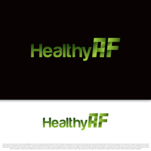 Logo Design by DesignDUO for HealthyAF LLC | Design: #18134261
