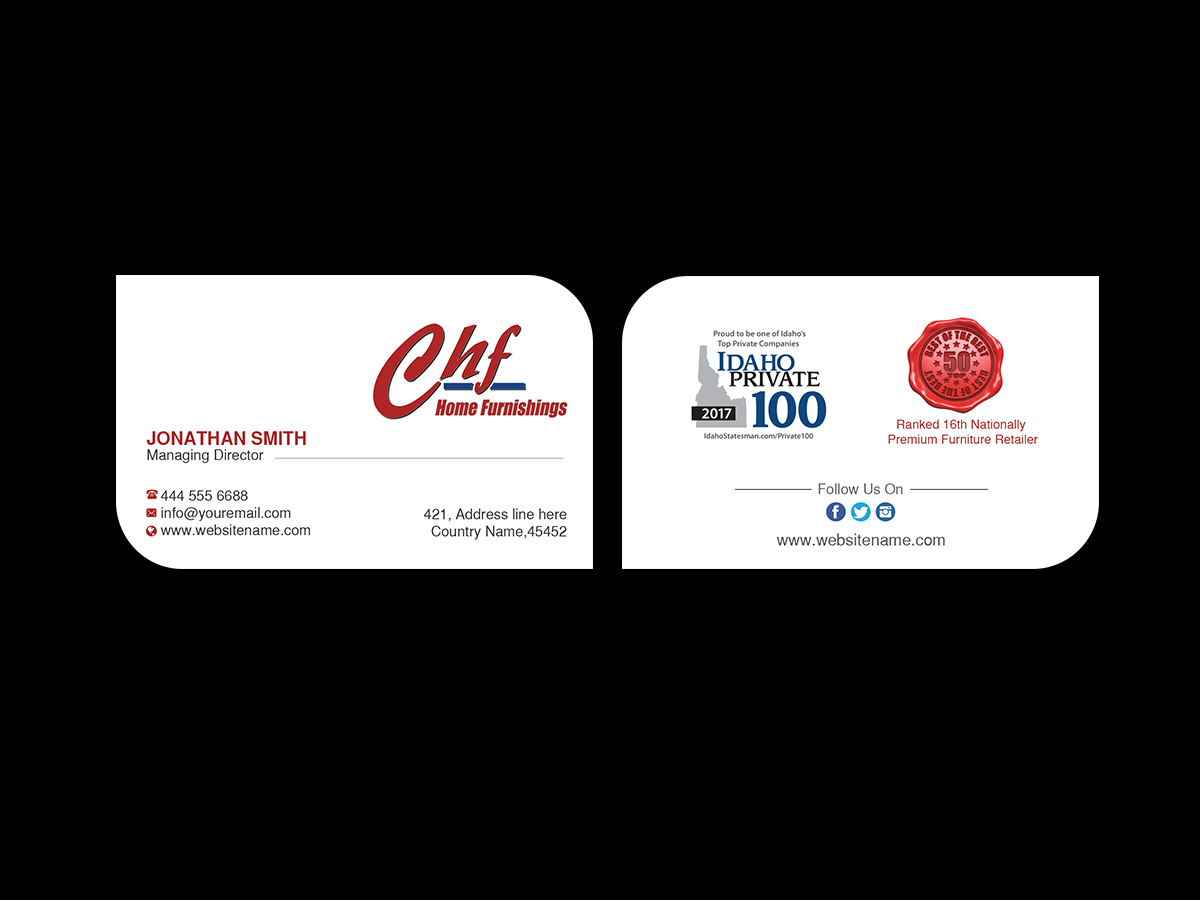 Diseño de Tarjeta de Presentación por Creations Box 2015 para este proyecto | Diseño #17996158