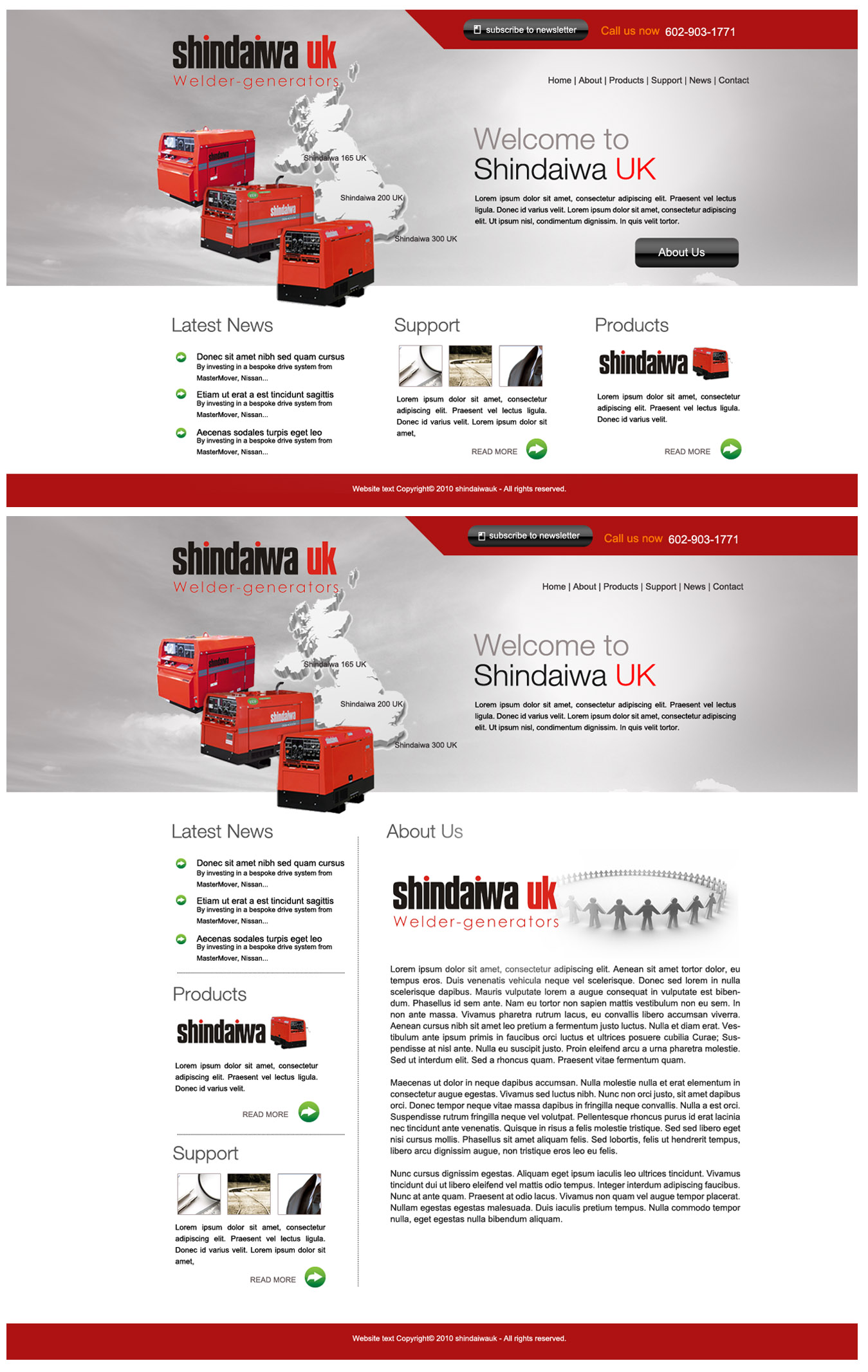Web Design by weathered83 for Red Box Digital Media Ltd | Design #47459