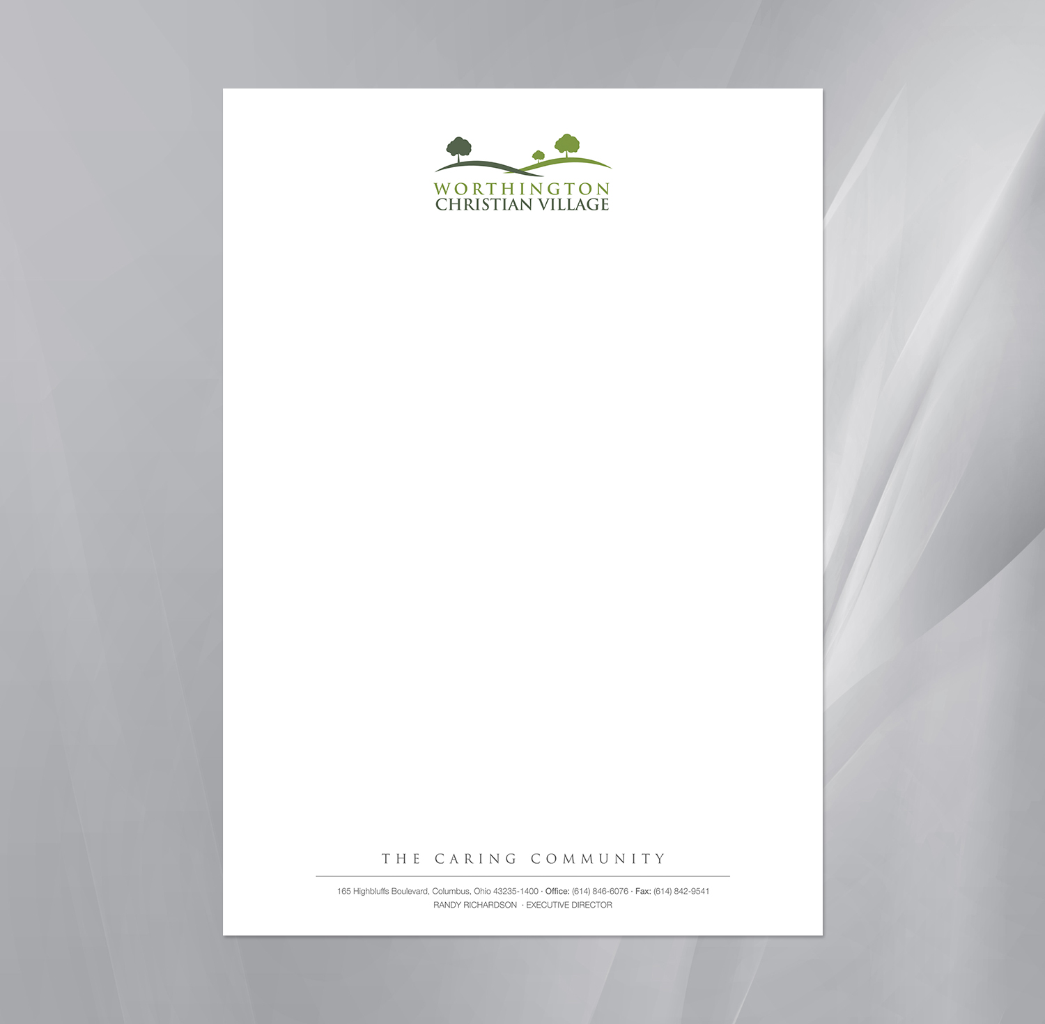 Stationery Design by logodentity for Worthington Christian Village | Design #17980875