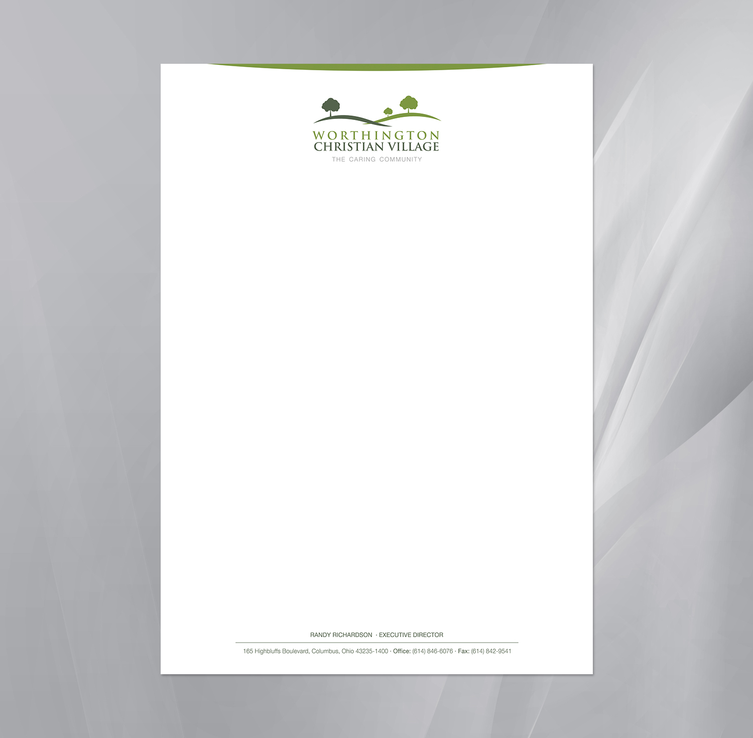 Schreibwaren-Design von logodentity für Worthington Christian Village | Design #17980962