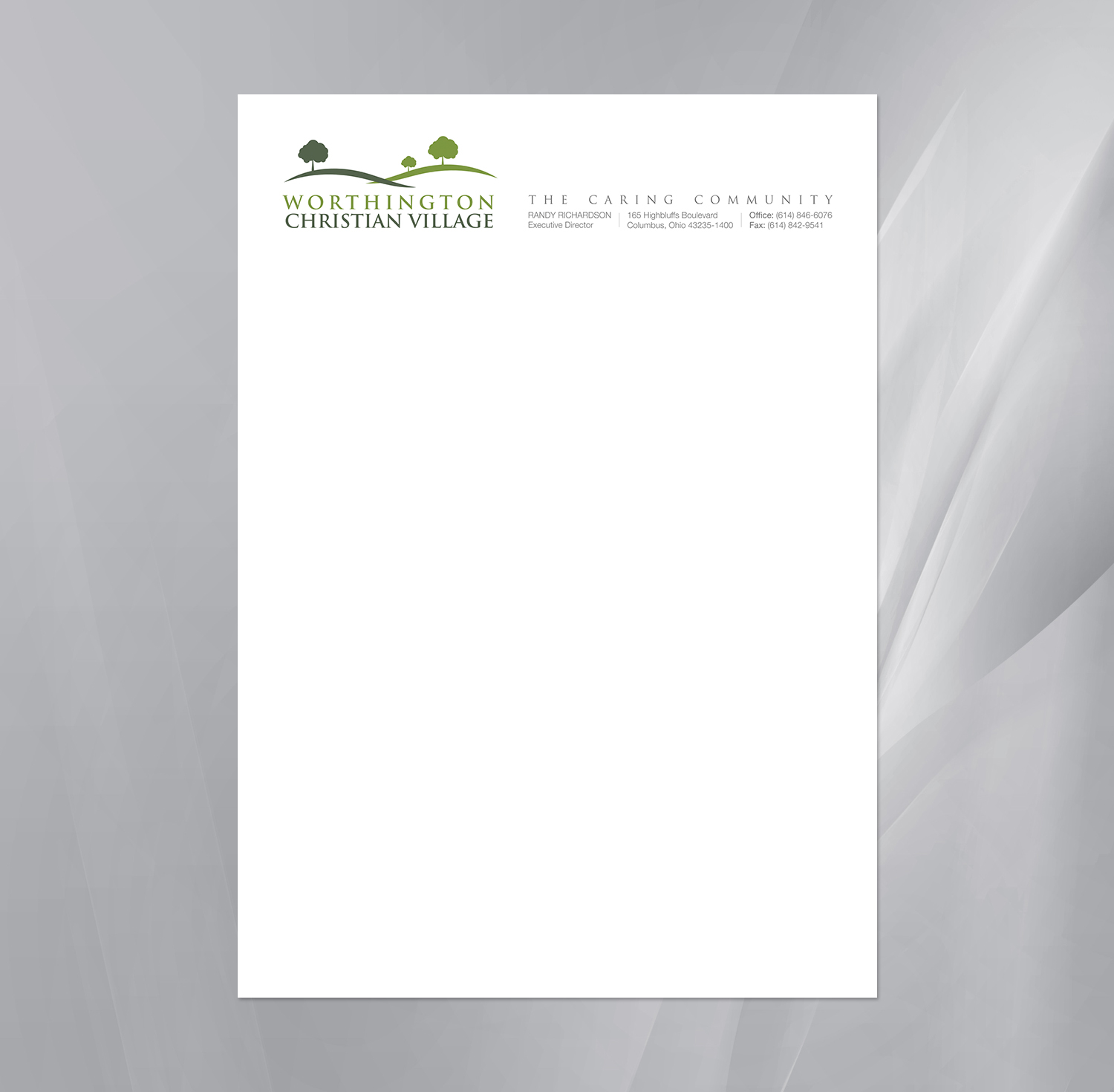 Stationery Design by logodentity for Worthington Christian Village | Design #17981165