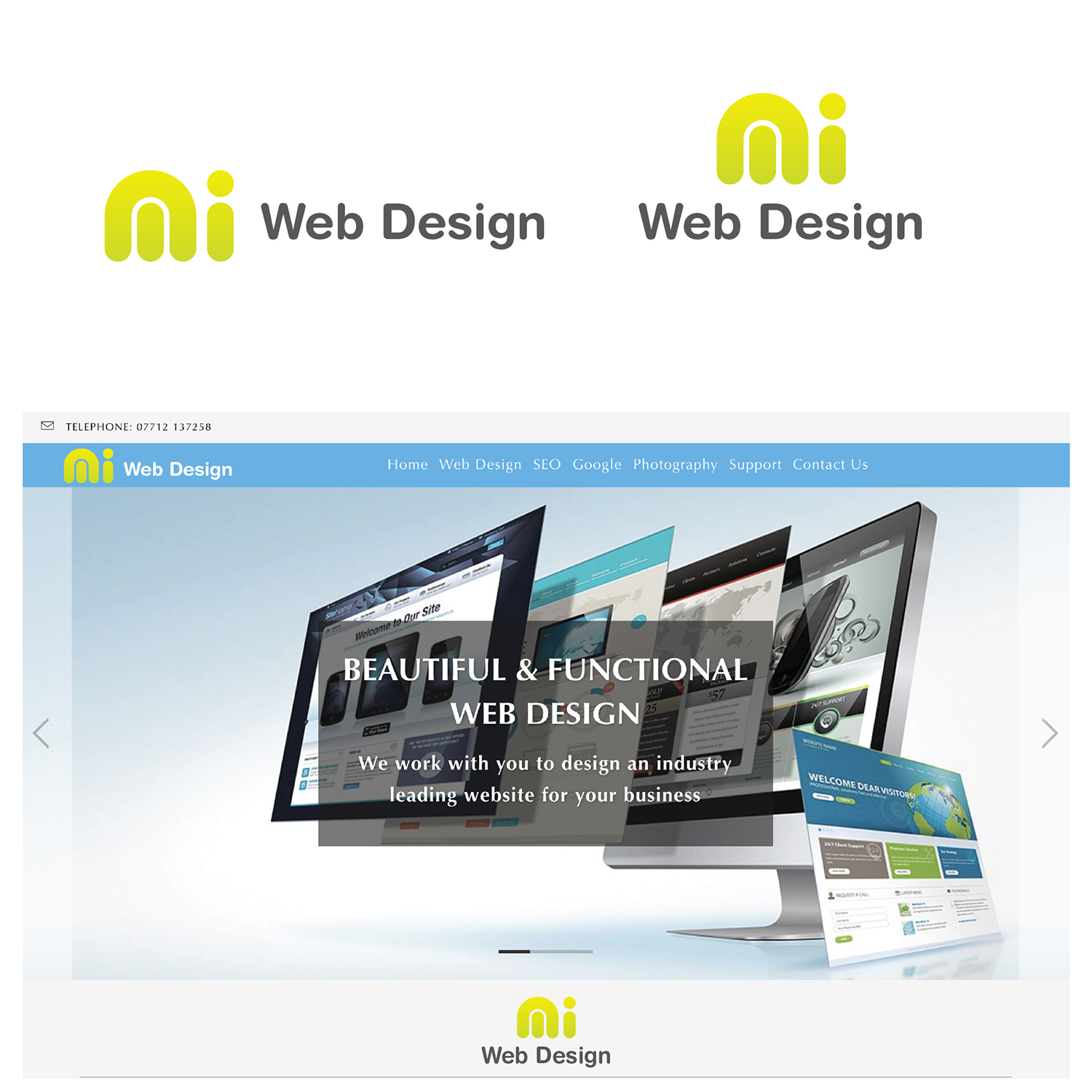 Logo Design by Daniel for Bluestreak Crystals, Bluestreak Jewellery & Mi Web Design | Design #17987976