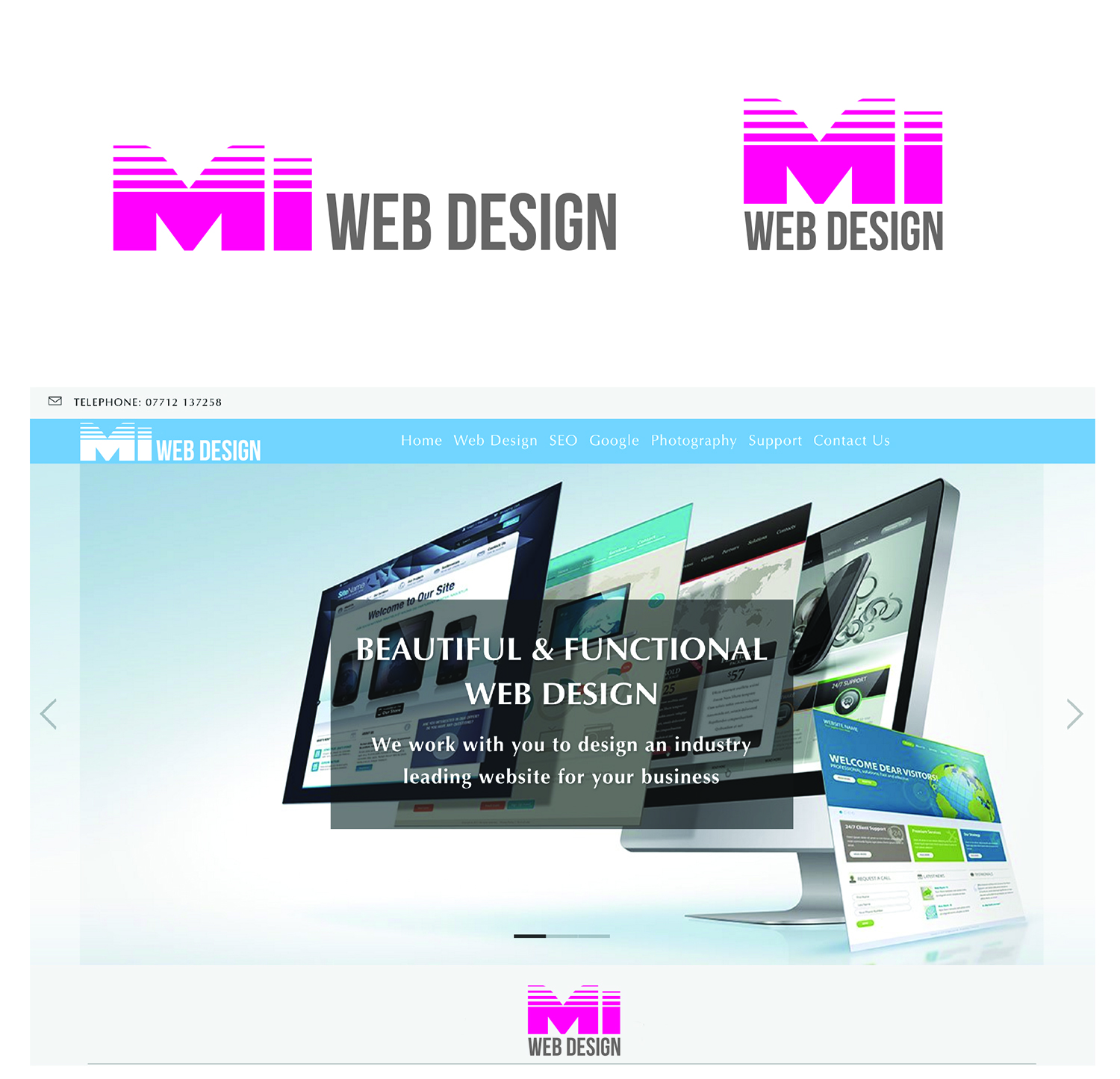 Diseño de Logo por Daniel para Bluestreak Crystals, Bluestreak Jewellery & Mi Web Design | Diseño #17988200