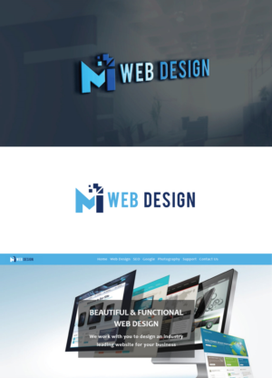 Logo Design by ecorokerz for Bluestreak Crystals, Bluestreak Jewellery & Mi Web Design | Design: #17978517