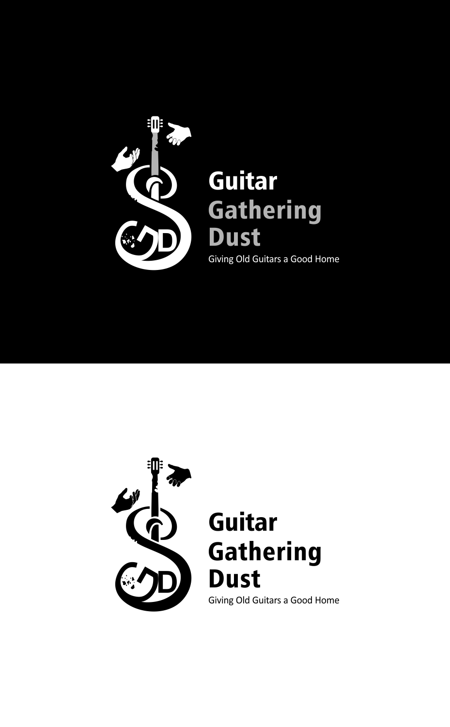 Logo Design by Exotic Blue for Guitars Gathering Dust | Design #17984773