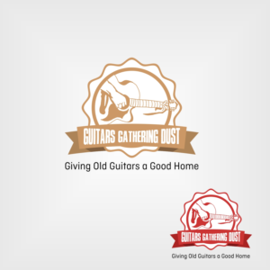 Logo Design by dmoeksa for Guitars Gathering Dust | Design: #18016175