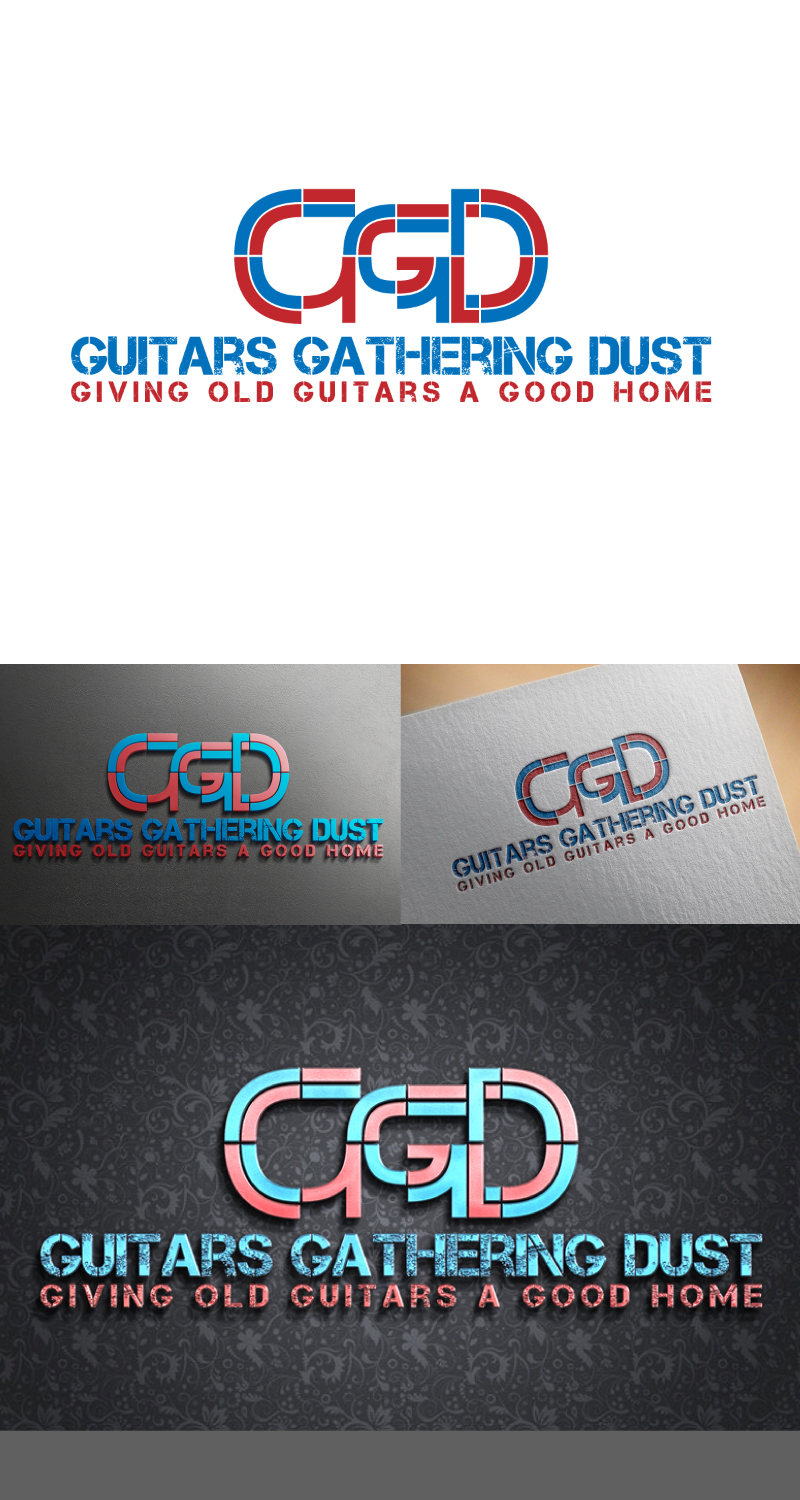 Logo-Design von imyounuspathan 2 für Guitars Gathering Dust | Design #17984701
