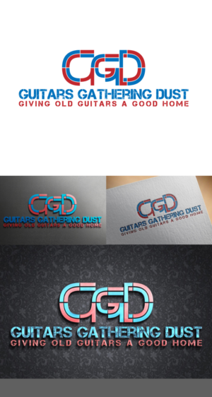 Logo Design by imyounuspathan 2 for Guitars Gathering Dust | Design: #17984701