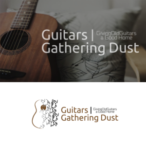 Logo Design by Parthurnax for Guitars Gathering Dust | Design #17995239