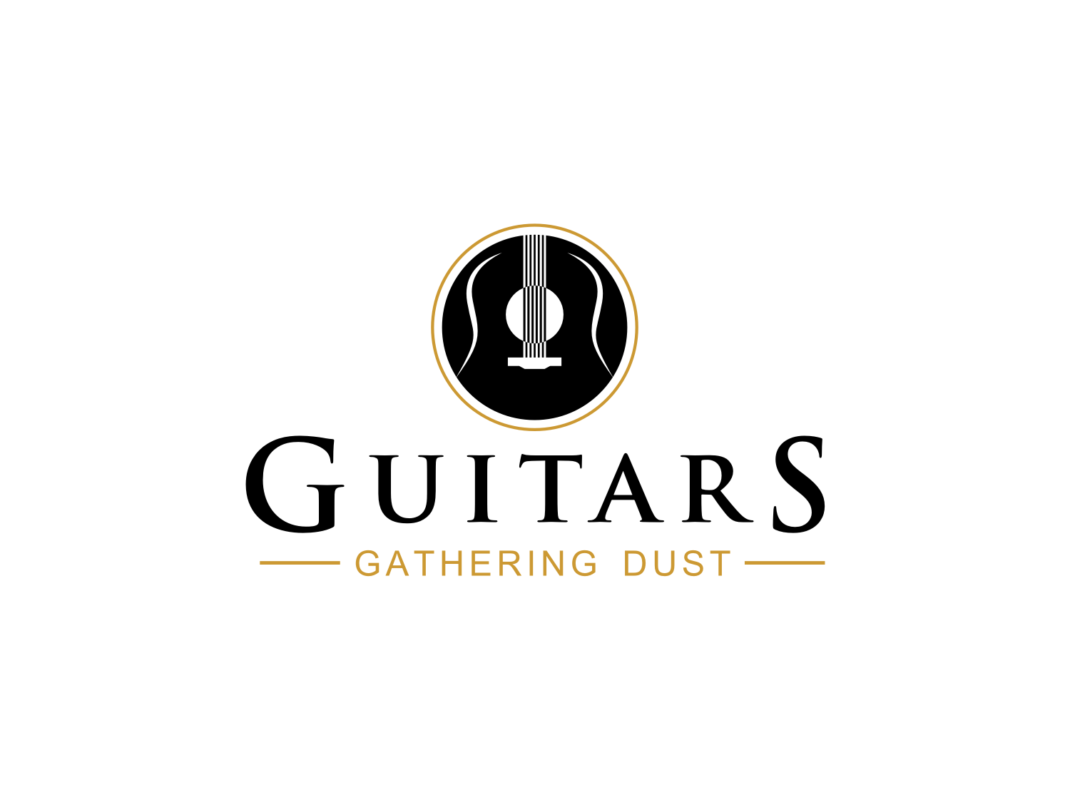 Logo Design by R16 for Guitars Gathering Dust | Design #17980521