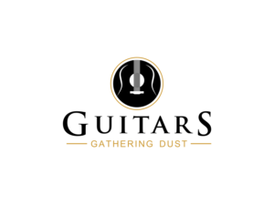 Guitars Gathering Dust  -  Giving Old Guitars a Good Home | Logo Design by R16