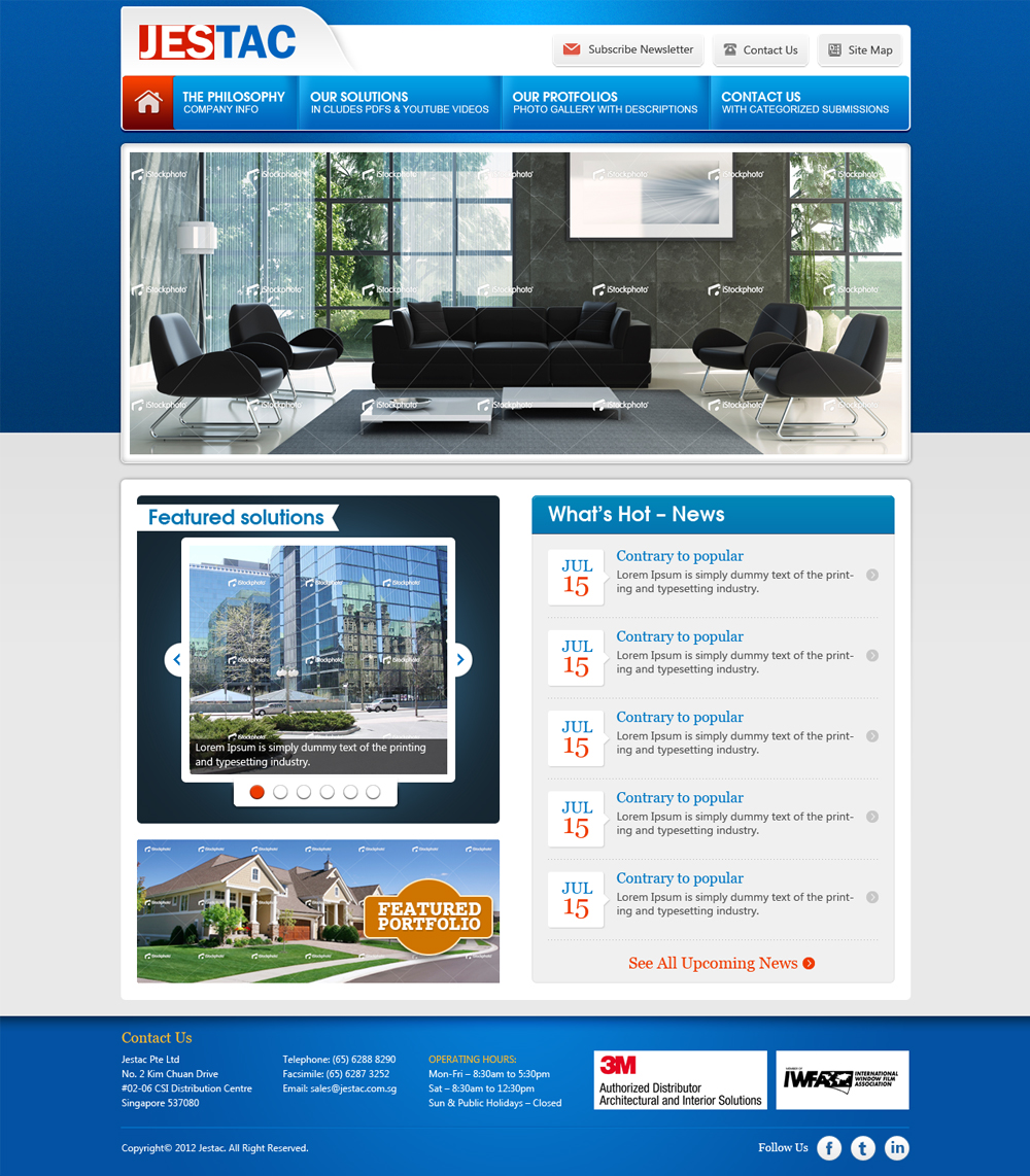Web Design par Mayank Patel pour clickTRUE Pte Ltd | Design #647380