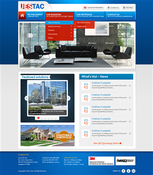 Web Design par Mayank Patel pour clickTRUE Pte Ltd | Design : #649189