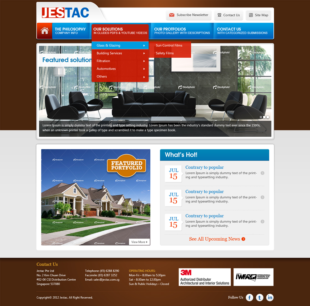 Web Design par Mayank Patel pour clickTRUE Pte Ltd | Design #653894