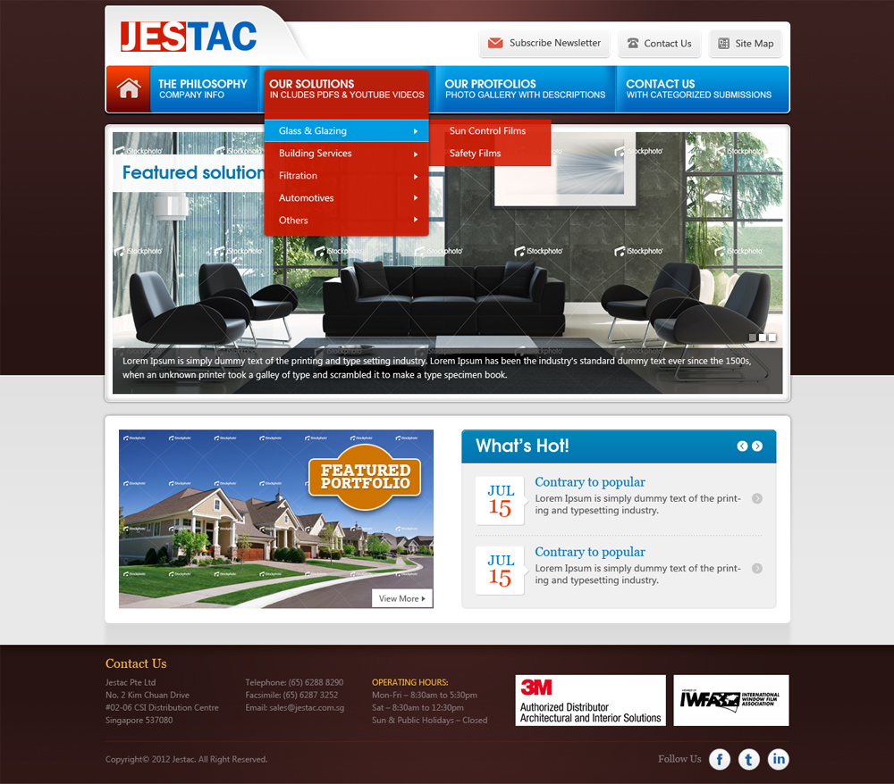 Web Design by Mayank Patel for clickTRUE Pte Ltd | Design #653897