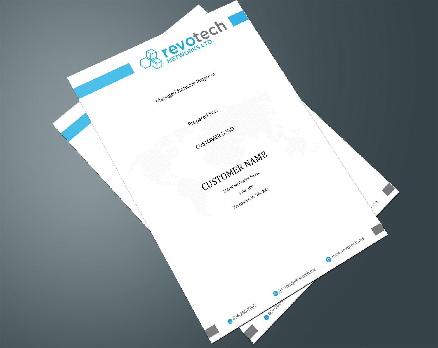 Design de Modèle Word par DesignMe Graphics pour Revotech Networks Ltd. | Design #18014281