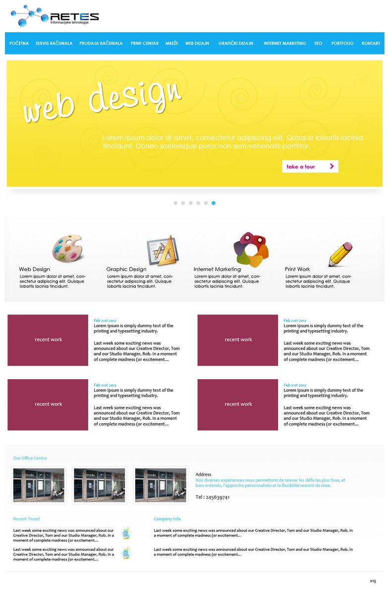 Web Design by pb for this project | Design #657295