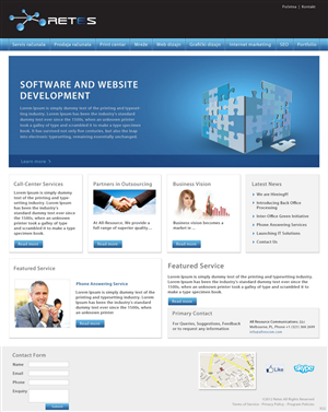 Web Design by pb for this project | Design: #658042