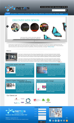 Web Design by pb for this project | Design: #658046