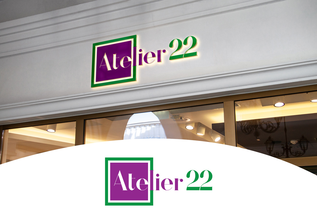 Logo Design by A S design @ for Atelier 22 | Design #18065083