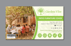 Patio furniture cover inlay card design | Diseño de Flyer por alex989