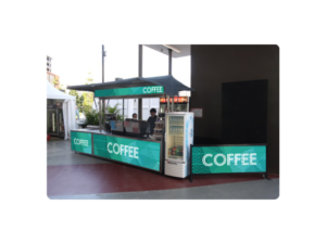 Stadium Coffee Cart Needs New Sign           | Diseño de Señalética por Atvento Graphics