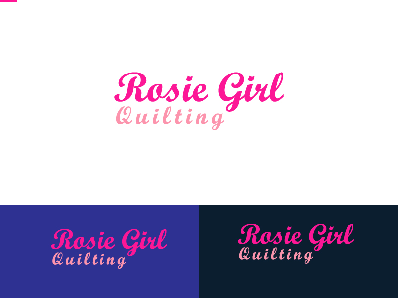 Logo Design by shimu 3 for Rosie Girl Quilting | Design #18048458