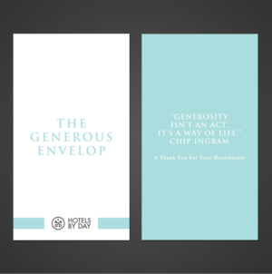 An envelope for Housekeepers / The Generous Envelope | Stationery Design by SL Designer