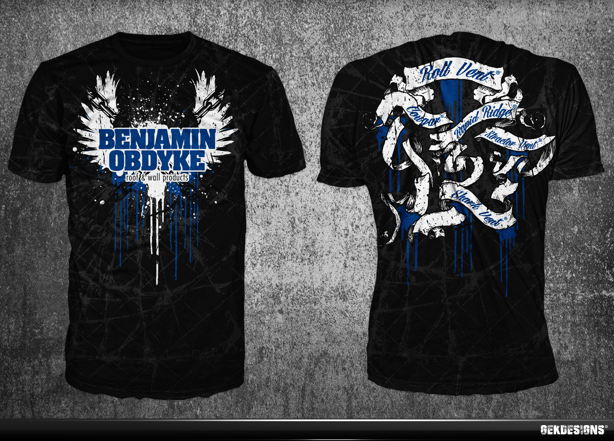 Diseño de Camiseta por gekgrfx para Benjamin Obdyke | Diseño #2786969