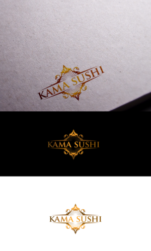 Kama Sushi | Logo Design by logo_s