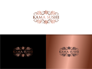Kama Sushi | Logo Design by Atvento Graphics