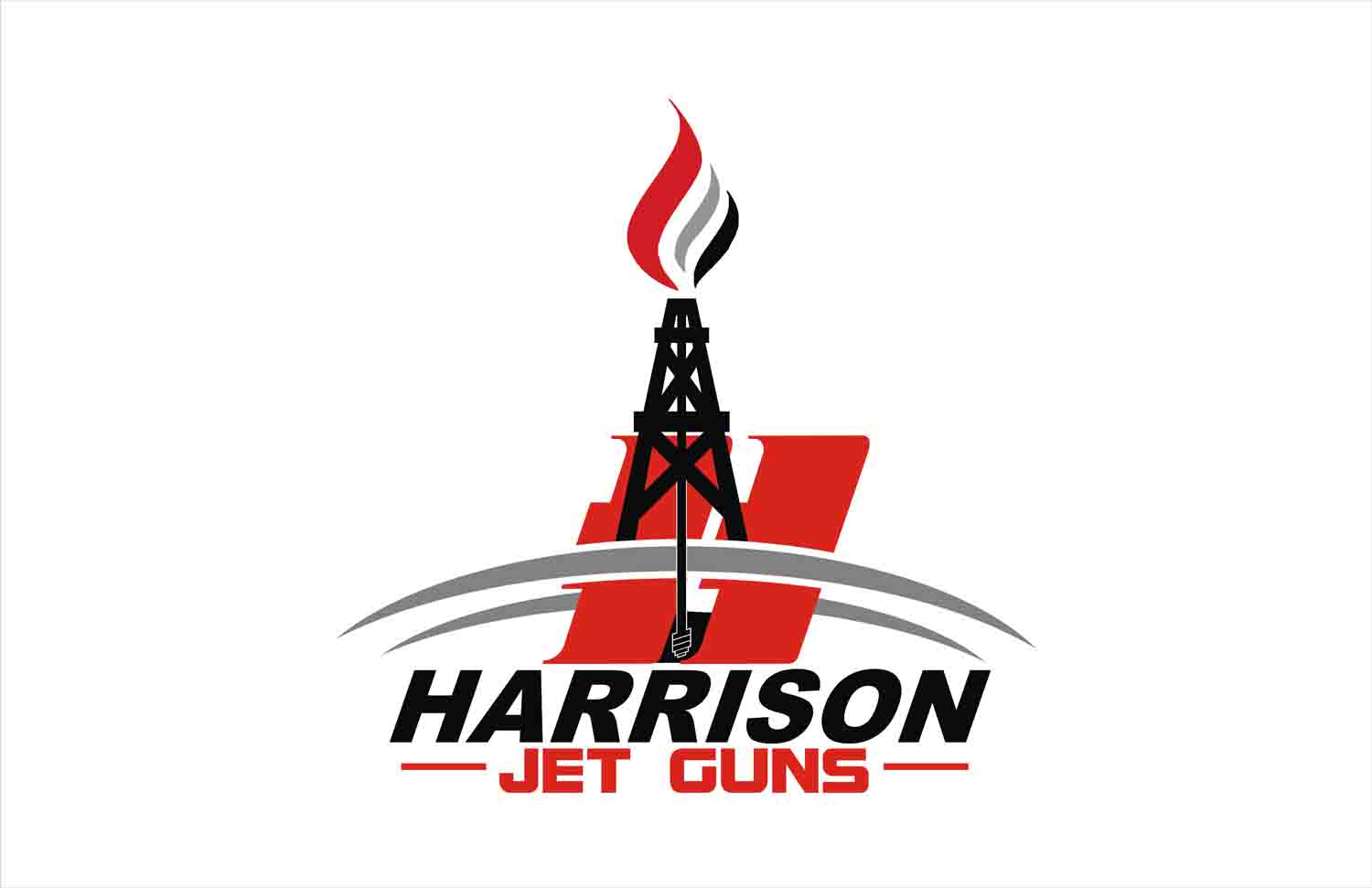 Logo Design by AntonAtanasov for Harrison Jet Guns II, LP | Design #17997905