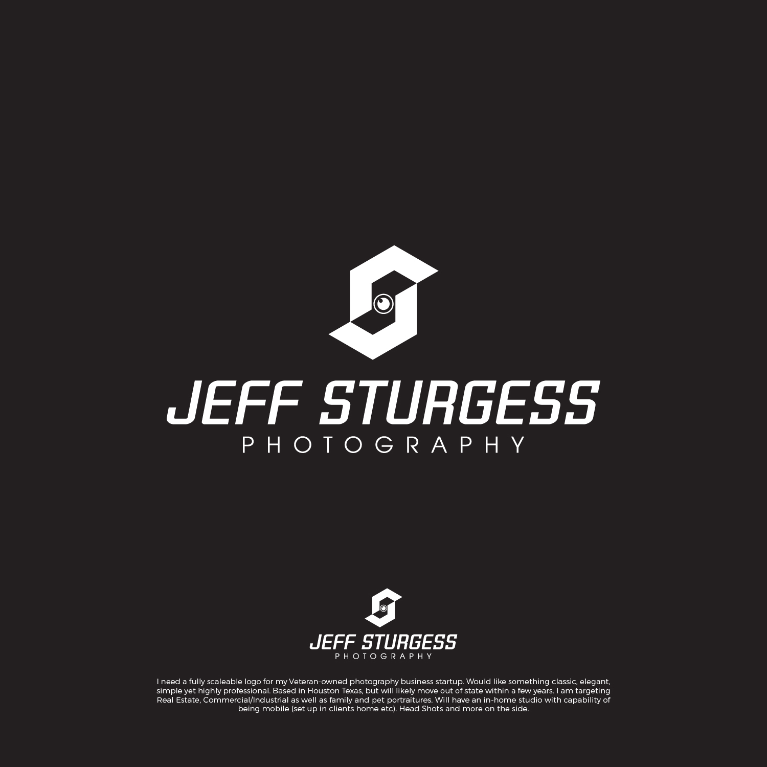 Logo Design by GOOD ARTZ for Jeff Sturgess Photography LLC | Design #18052289