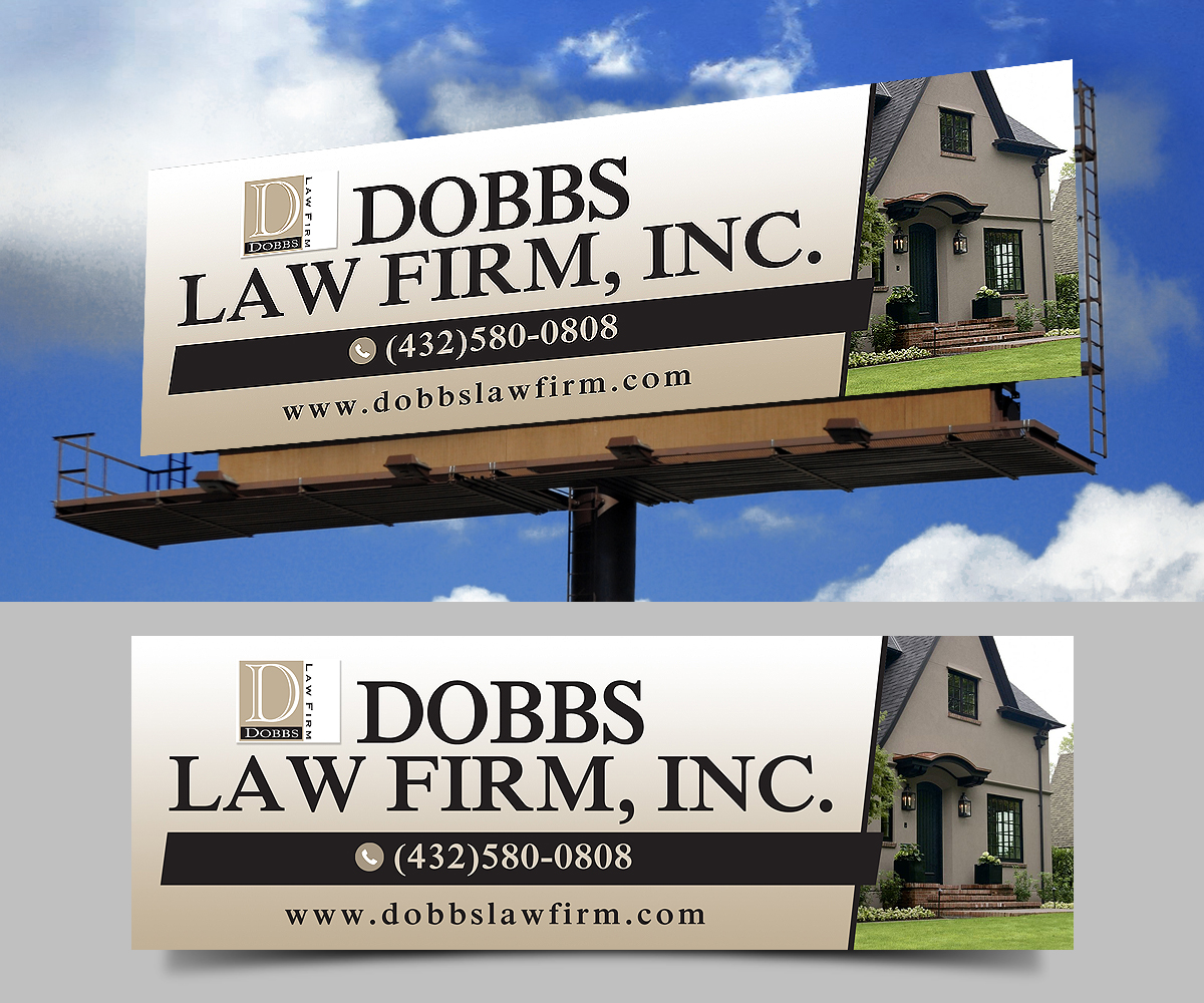 Signage Design by Designers Hub for The Dobbs Law Firm, Inc. | Design #18028602