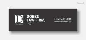 Diseño de Señalética por uk para The Dobbs Law Firm, Inc. | Diseño: #18021749