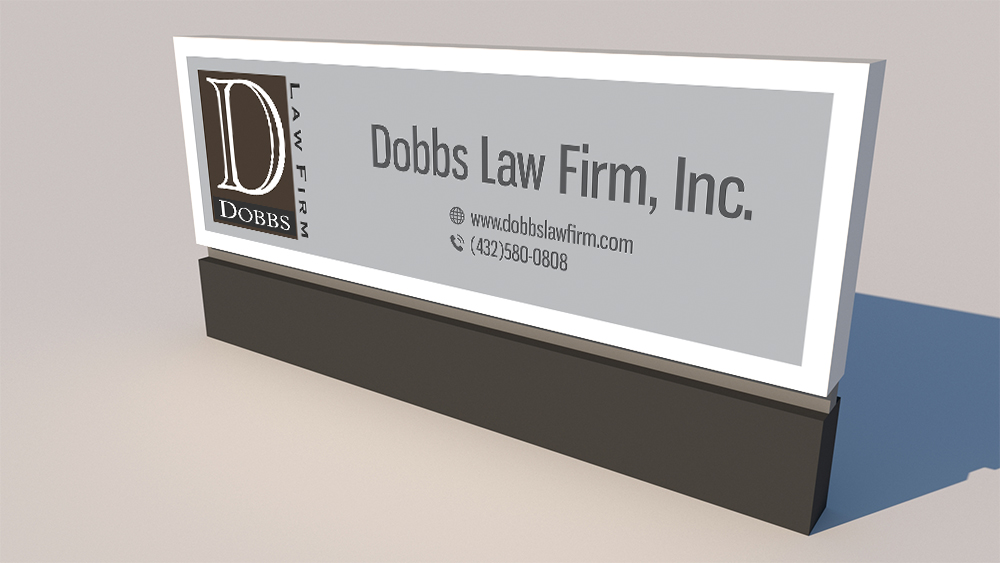 Signage Design by Agung Wicaksono for The Dobbs Law Firm, Inc. | Design #18042225