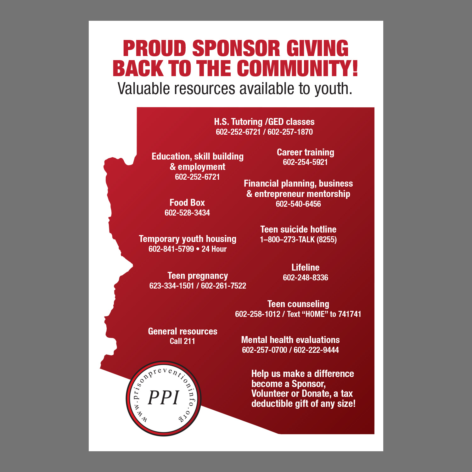 Poster Design by Valtti Design for Prison Prevention Info | Design #18015878