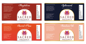 Sacred Anointing Oils need new label | Diseño de Empaque por maricreatives