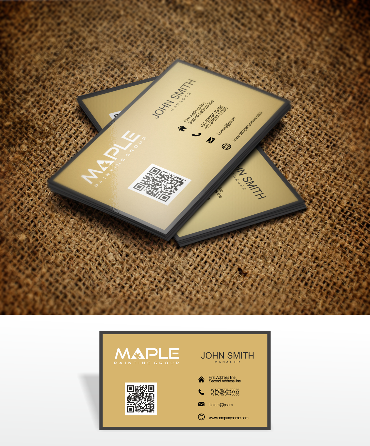 Logo Design by eugenv for maple painting group | Design #18065699