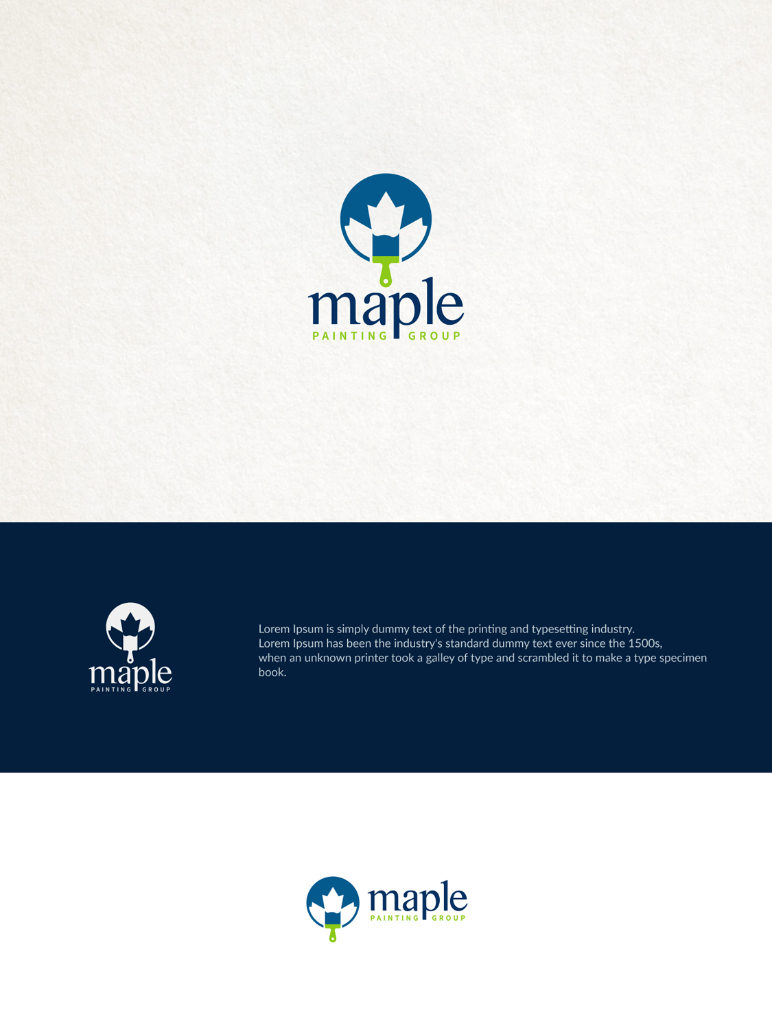 Logo-Design von ideaz2050 für maple painting group | Design #17993880