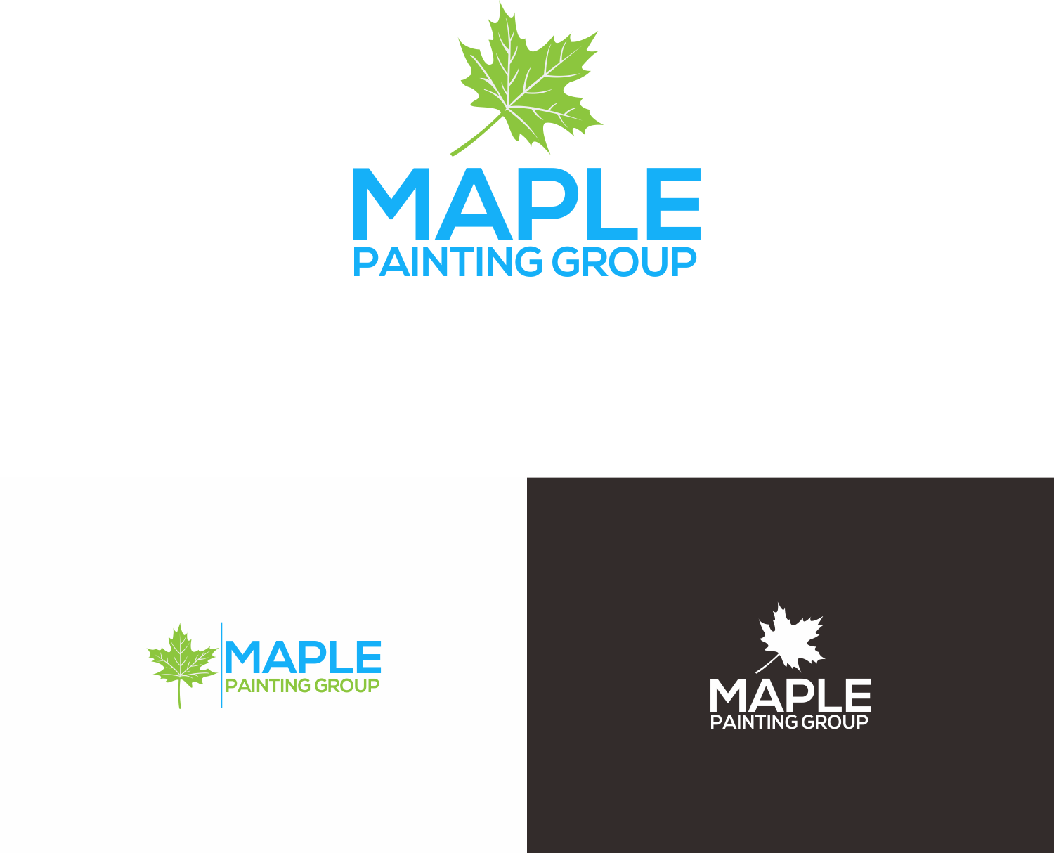 Logo Design by cihuuuuuu 2 for maple painting group | Design #18007824