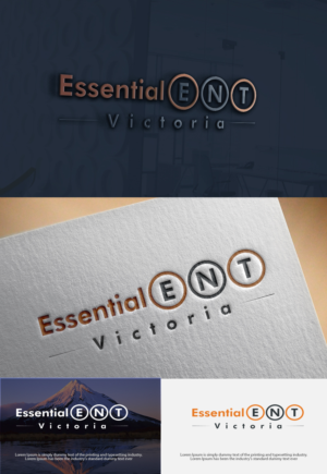 Logo Design by dr ghulam mustafa sahab for Essential ENT Victoria  | Design: #18002477