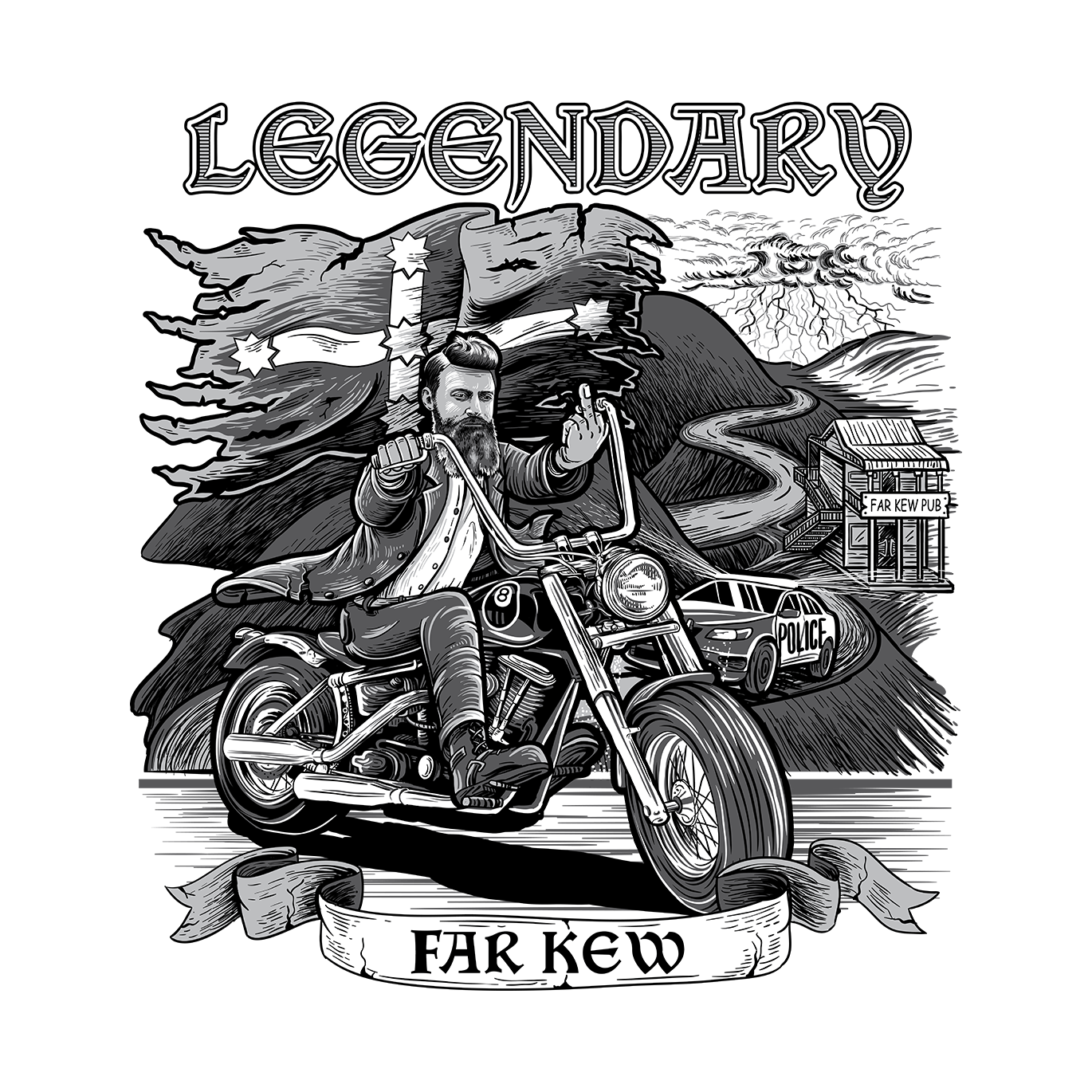 Design de T-shirt par aghits pour Kew Cycles pty ltd | Design #18656767