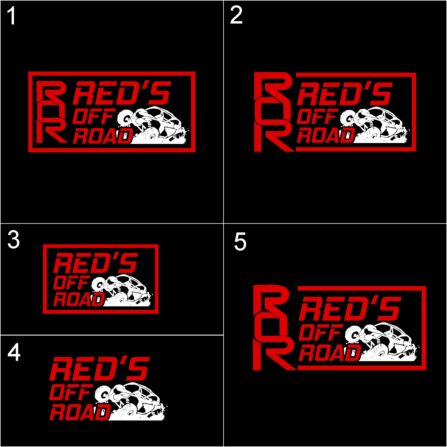Logo Design by harismedia for Red's Off-Road | Design #18052595