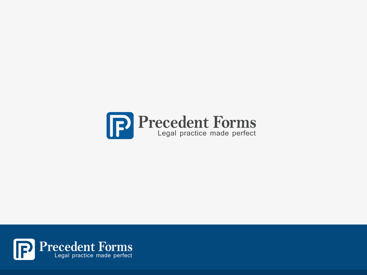 Logo Design by DoveFendi for Precedent Forms | Design #2777633