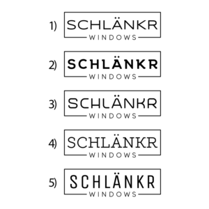 Diseño de Logo por  anshtoyj para Schlankr windows  | Diseño #18007403