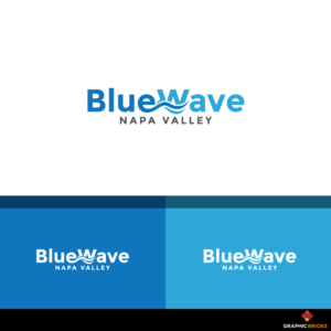 Blue Wave Napa Valley | Logo Design by Graphic Bricks