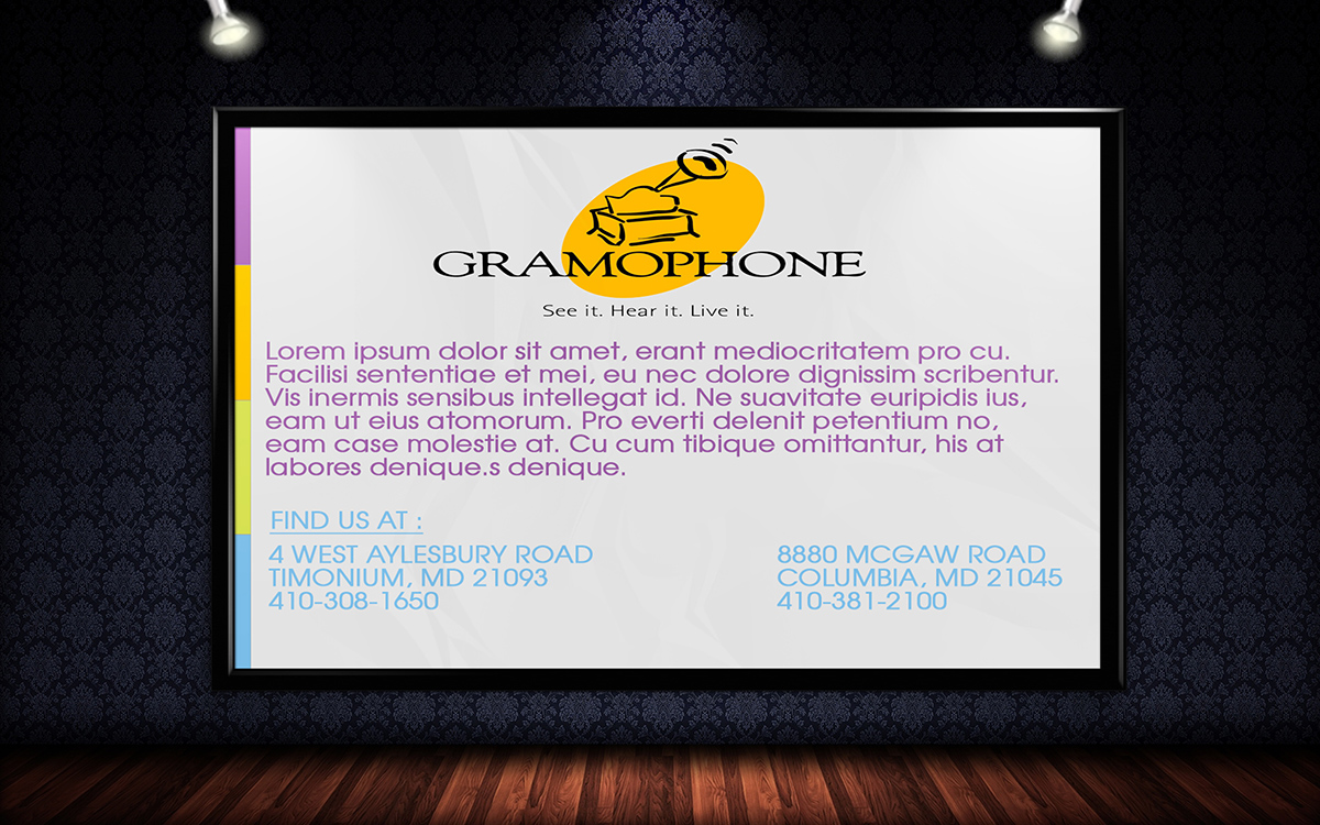 Design de Carte Postale par  Andy Dollinger pour Gramophone | Design #2776546
